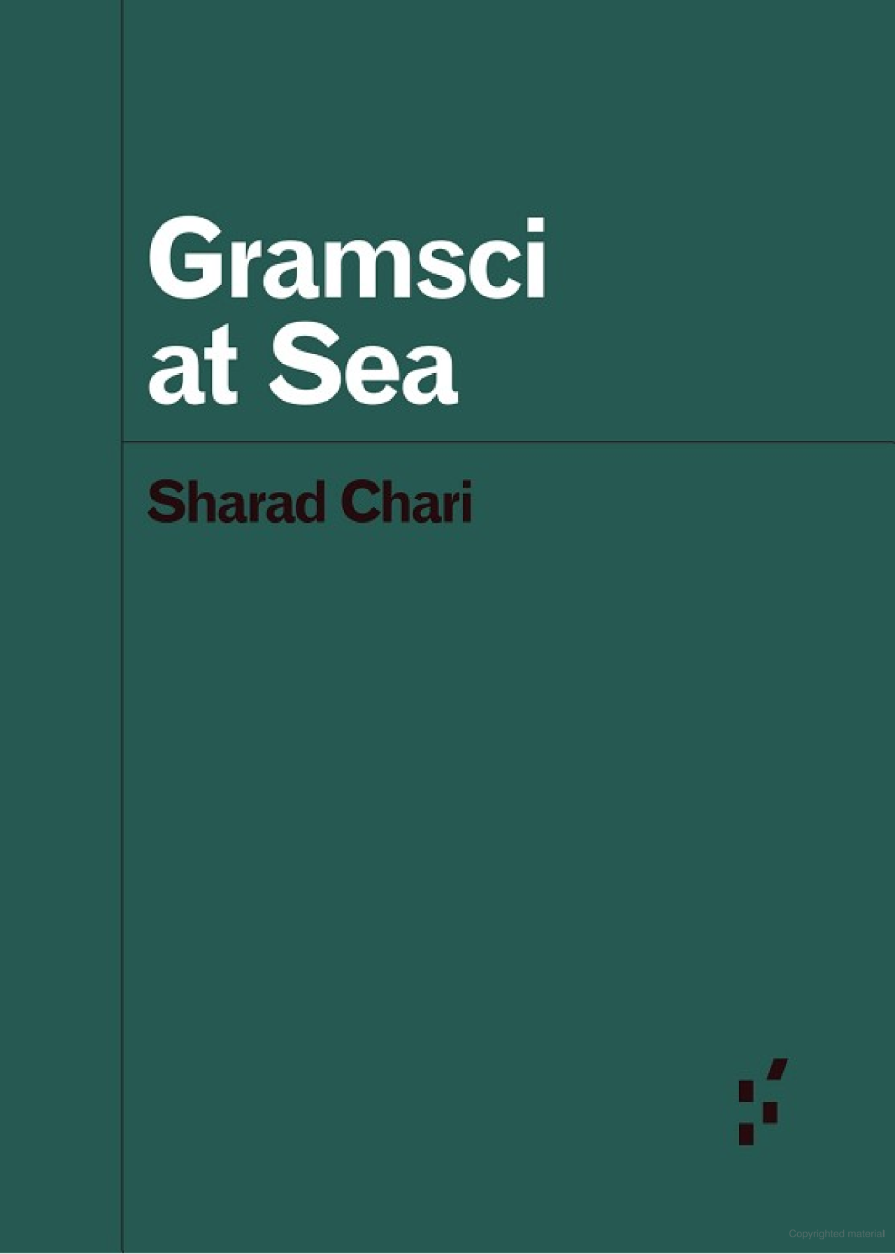 Gramsci at Sea book cover